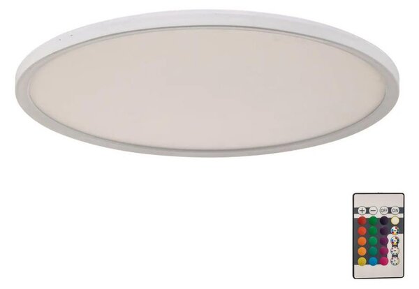 Briloner 7094-416 - LED RGBW Димируем плафон SLIM LED/22W/230V + д.у