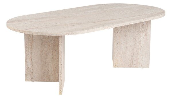 Бежова полугланцова масичка за кафе 60x119 cm Sable – Kalune Design