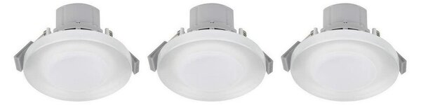 К-кт 3x LED RGB Лампа за вграждане в баня ARGON LED/7,3W/230V IP44 + + д.у