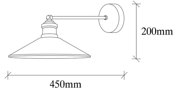 Стенна лампа бронзова ø 30 cm Dodo – Opviq lights