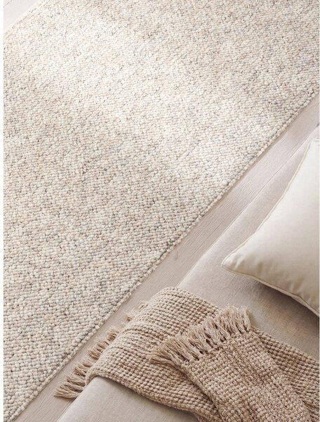 Сиво-кремава пътека подходяща за пране 80x240 cm Rocco Dark Cream – Elle Decoration