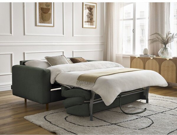 Зелен диван за ежедневно спане/сгъваем 220 cm Cocoone – Bobochic Paris