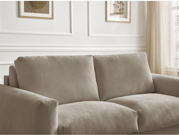 Кафяво-сив диван за ежедневно спане/сгъваем 220 cm Cocoone – Bobochic Paris