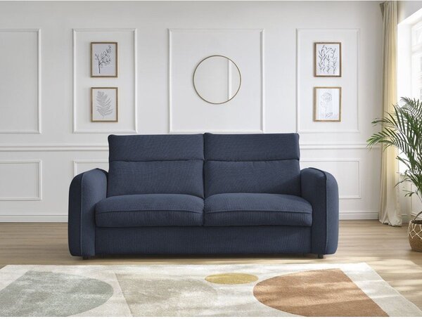 Тъмносин диван 216 cm Achille – Bobochic Paris