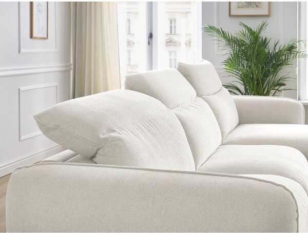 Бял ъглов диван Achille – Bobochic Paris