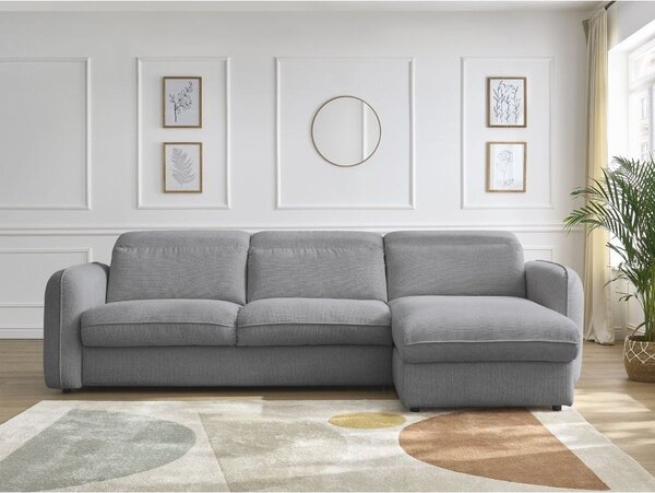 Сив ъглов диван Achille – Bobochic Paris