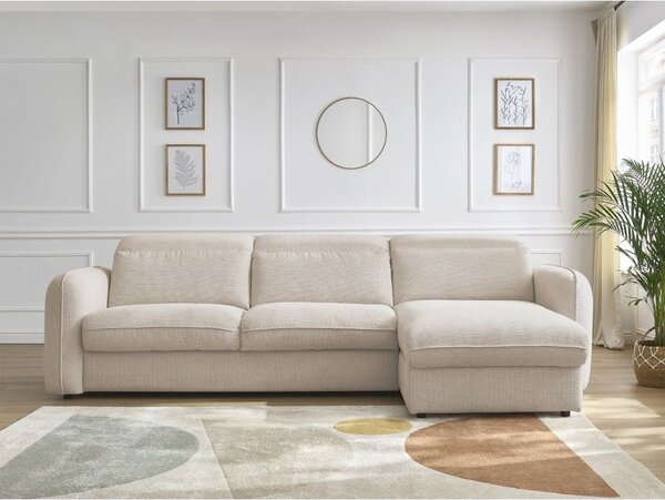 Бежов ъглов диван Achille – Bobochic Paris