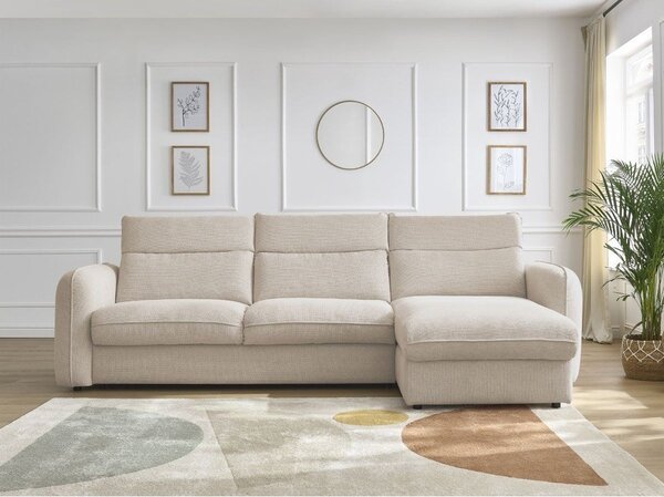 Бежов ъглов диван Achille – Bobochic Paris