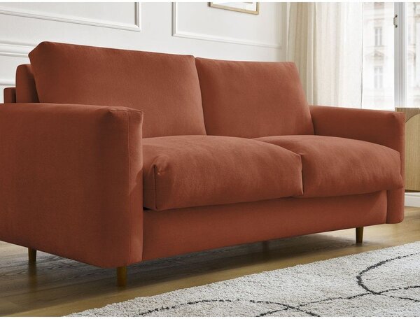 Оранжев диван за ежедневно спане/сгъваем 220 cm Cocoone – Bobochic Paris