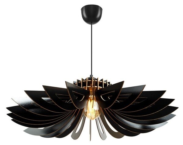 Черно висящо осветително тяло ø 68 cm – Opviq lights