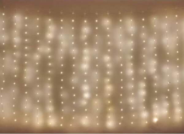 LED Екстериорни Коледни лампички 180xLED/8 функции 6,7 м IP44 топло бели