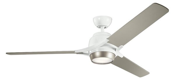 Kichler KLF-ZEUS-60-WHT-LED Димируем таванен вентилатор ZEUS LED/10W/230V + д.у