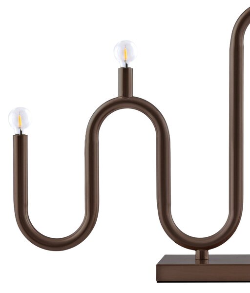 Globen Lighting свещник Noel 5, бронз, ширина 50 см, Бронзов / античен месинг, Метал, Скандинавски