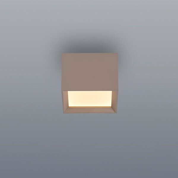 PURE LED таванна лампа Manhatten, бронз, 1-лампова, CCT, Затъмняване, Бронзов / античен месинг, Коридор, Алуминий, Модерен