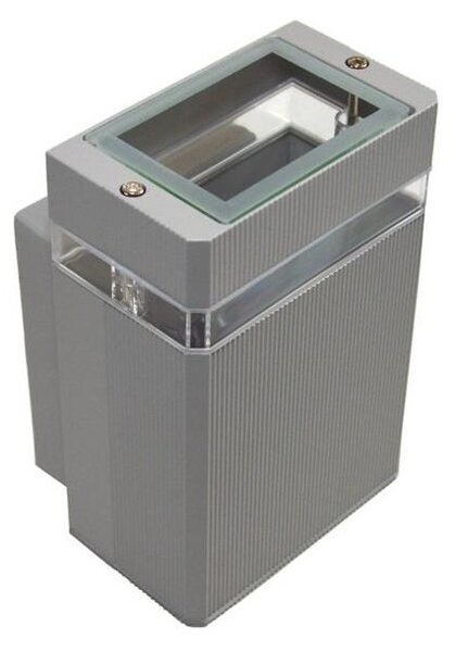 Екстериорен аплик LITEK 1xGU10/30W/230V IP54 сив