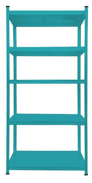 Метален стелаж Popular - 5 рафта, 150 х 75 х 40 cm, различни цветове