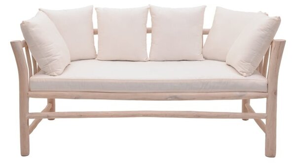 Градински диван с 2 места Dranjere Boho Pako World Natural 167x80x71 cm