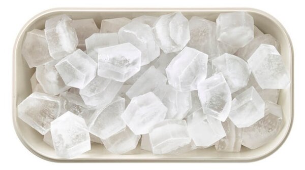 Кутия за приготвяне и съхраняване на лед Lekue 1010241, 132 кубчета, -20/+80°C, Куха основа против конденз, Черен