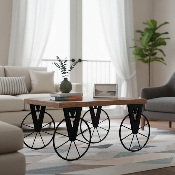 Масичка за кафе Bike Кафява 85x55x41 см