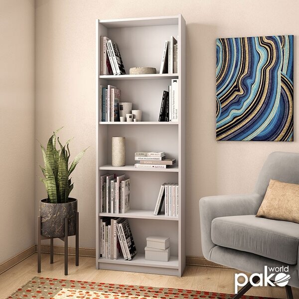 Библиотека Max Бяла 58x23x170 см