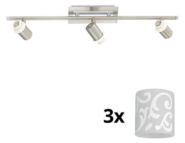 Eglo - LED точково осветително тяло MY CHOICE 3xE14/40W/230V хром/бяло