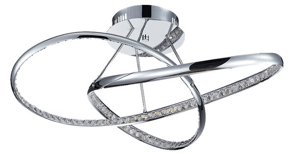Плафон MADD LED, хром, 25W, 4000K