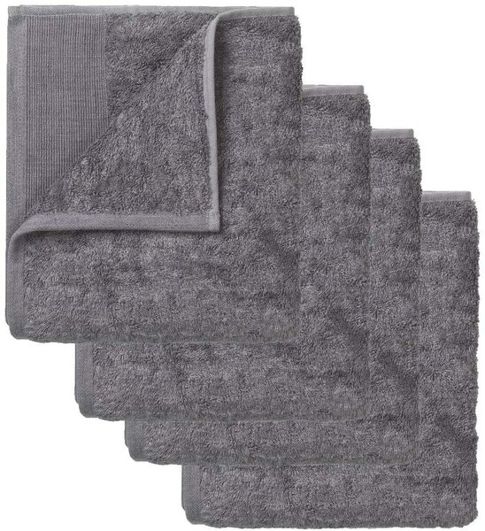 BLOMUS Комплект от 4 бр хавлиени кърпи "GIO"- цвят графит, 30х30 см