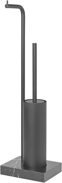 BLOMUS Комплект стойка за тоалетна хартия + четка MODO - цвят черен