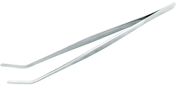 Nerthus Извити стоманени кухненски пинсети - 30 см