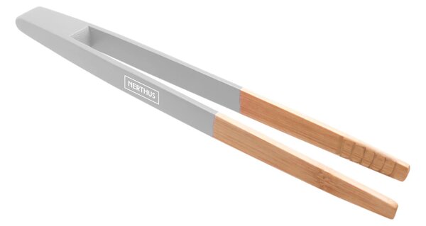 Nerthus Бамбукова щипка с магнит - сива