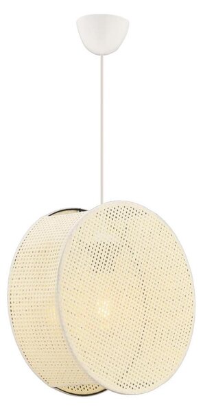 Vисяща лампа на кабел BIG DRUM 1xE27/60W/230V кремава