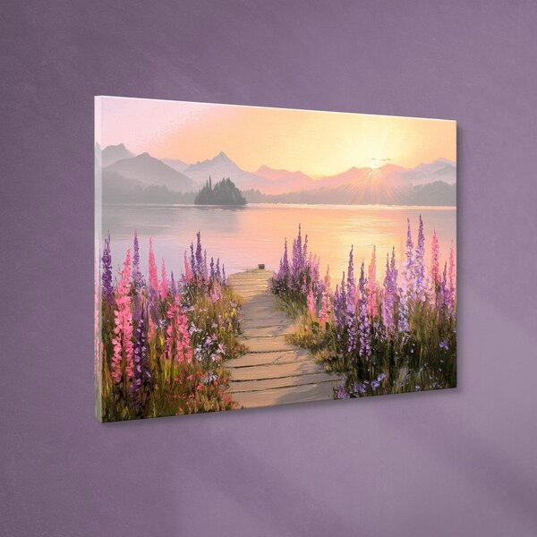 Картина 113x85 cm Lupine Shore – Styler