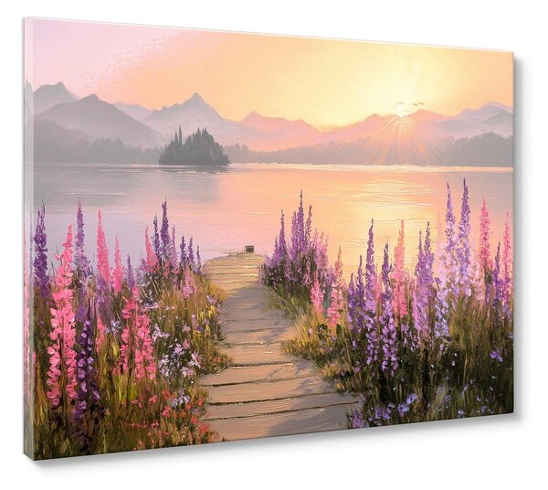 Картина 113x85 cm Lupine Shore – Styler