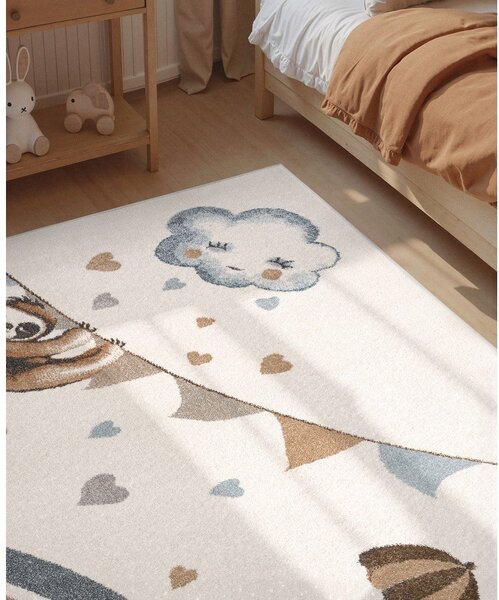 Кремав детски килим 120x170 cm Walk like an Elephant Rainy Party – Villeroy&Boch