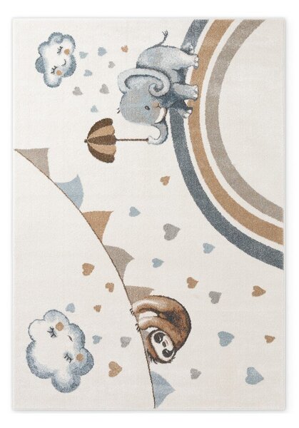 Кремав детски килим 120x170 cm Walk like an Elephant Rainy Party – Villeroy&Boch