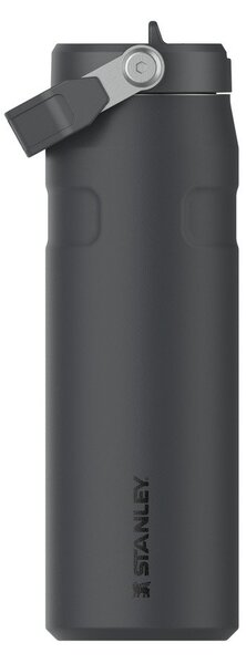 Черен термос от неръждаема стомана 700 ml IceFlow™ Flip Straw 2.0 Tumbler Black – Stanley