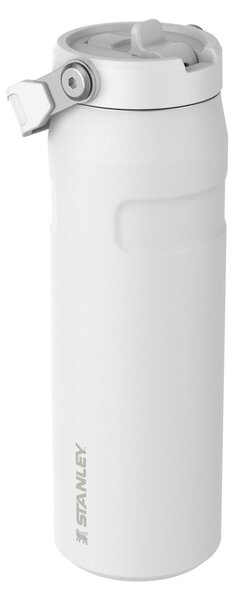 Бял термос от неръждаема стомана 700 ml IceFlow™ Bottle Flip Straw 2.0 Frost – Stanley