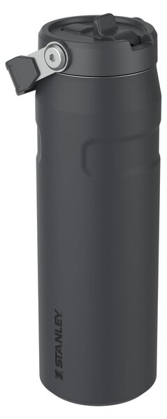 Черен термос от неръждаема стомана 700 ml IceFlow™ Flip Straw 2.0 Tumbler Black – Stanley