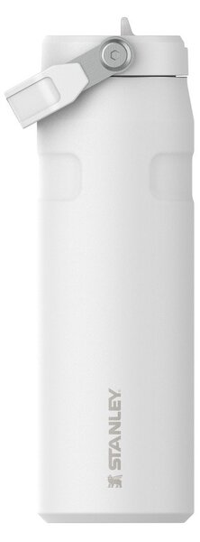 Бял термос от неръждаема стомана 700 ml IceFlow™ Bottle Flip Straw 2.0 Frost – Stanley