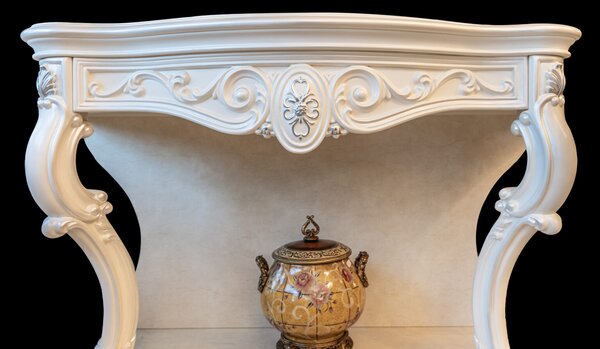 Конзолна маса с огледало CL 006, серия Chanel, в стил Рококо