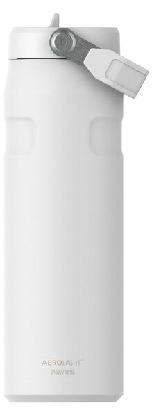 Бял термос от неръждаема стомана 700 ml IceFlow™ Bottle Flip Straw 2.0 Frost – Stanley