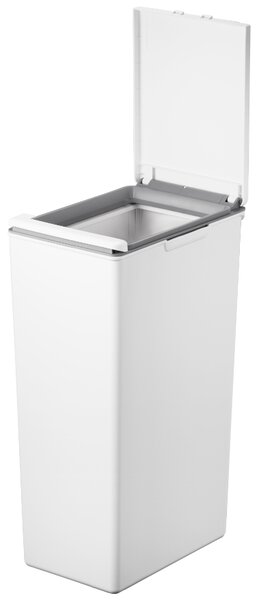 EKO Кош с TOUCH механизъм “MORANDI TOUCH“ - 40л - бял