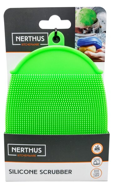 Nerthus Силиконова ръкавица четка - различни цветове