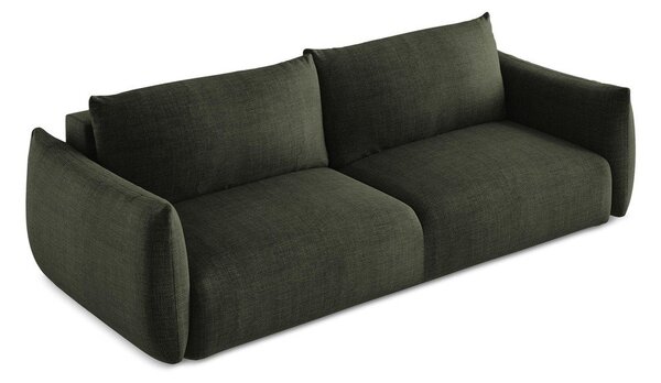 Зелен разтегателен диван 230 cm Leila – Makamii