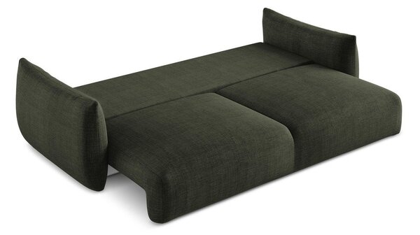Зелен разтегателен диван 230 cm Leila – Makamii