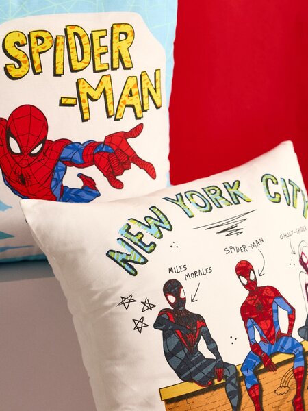 Sinsay - Памучни калъфки за възглавници Spider-Man 2 pack - многоцветен