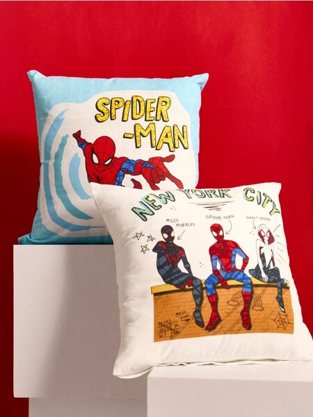 Sinsay - Памучни калъфки за възглавници Spider-Man 2 pack - многоцветен