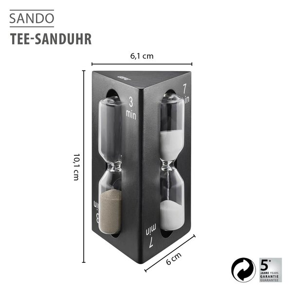 GEFU Троен таймер за чай “SANDO“ - 2 / 3 / 7 мин