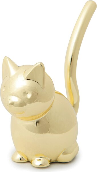 UMBRA Поставка за пръстени “ZOOLA CAT“ - коте - цвят месинг