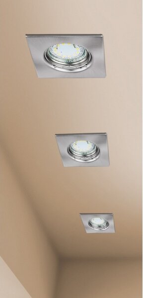 Rabalux 1054 - Комплект от 3 LED вградени осветителни тела LITE 3xGU10-LED/3W/230V